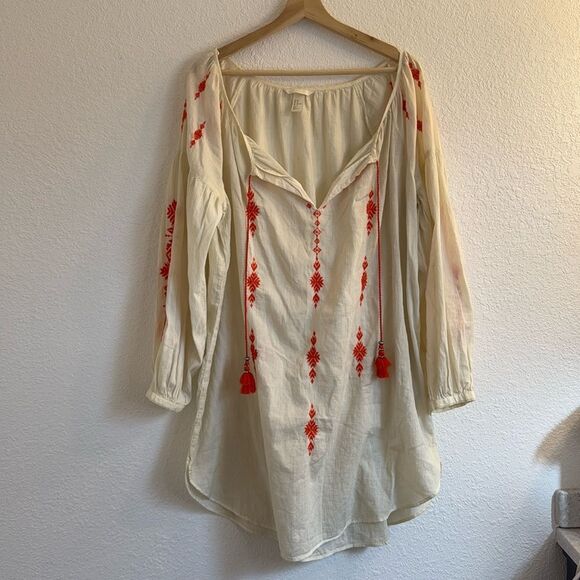 HM embroidered boho tunic dress - Picture 6 of 11